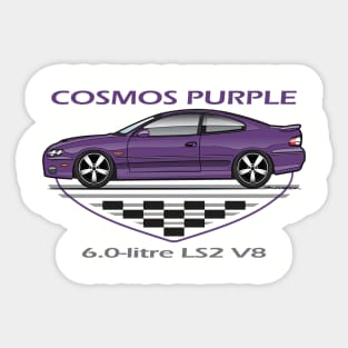 Cosmos Purple Sticker